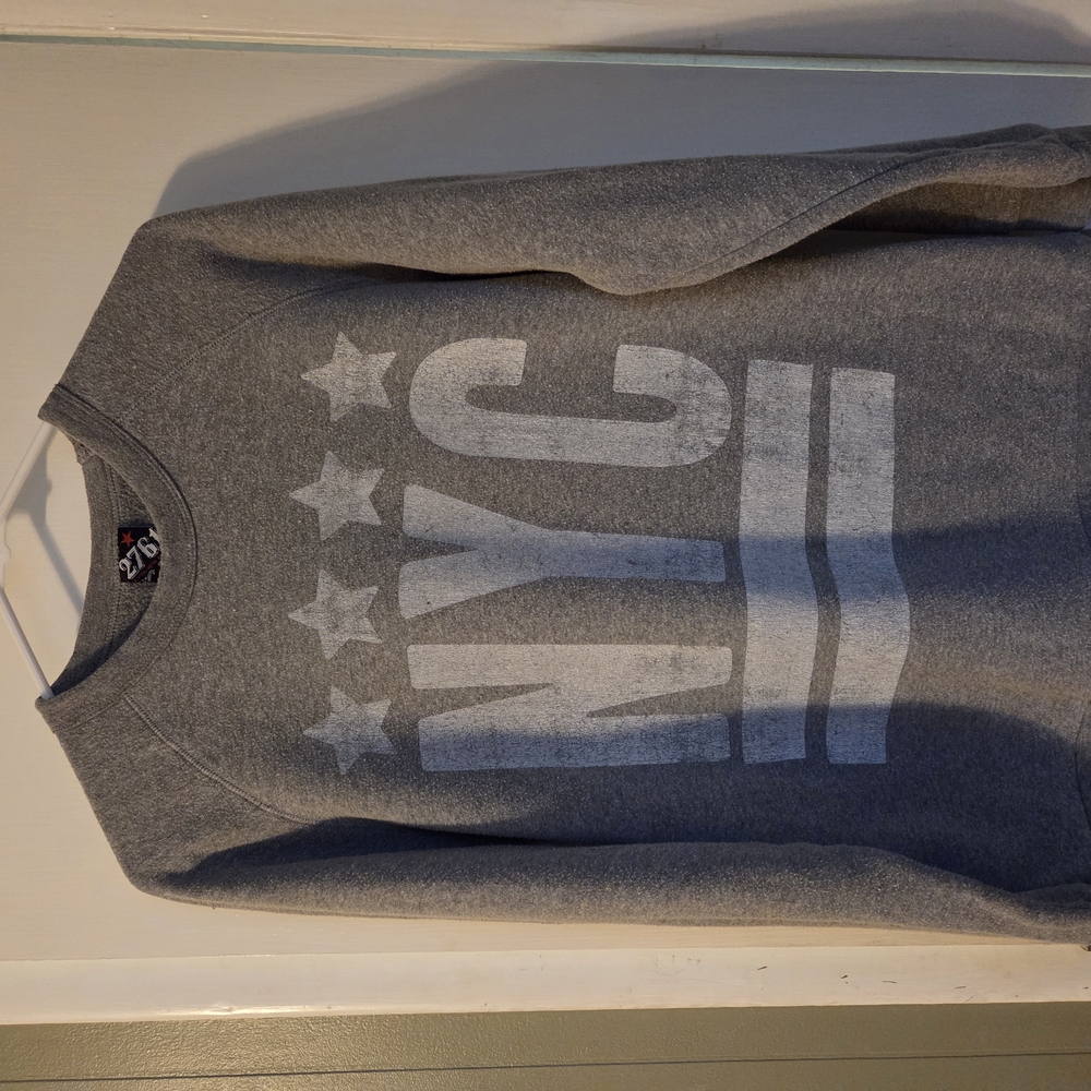 Gray NYC Graphic Men's Sweater